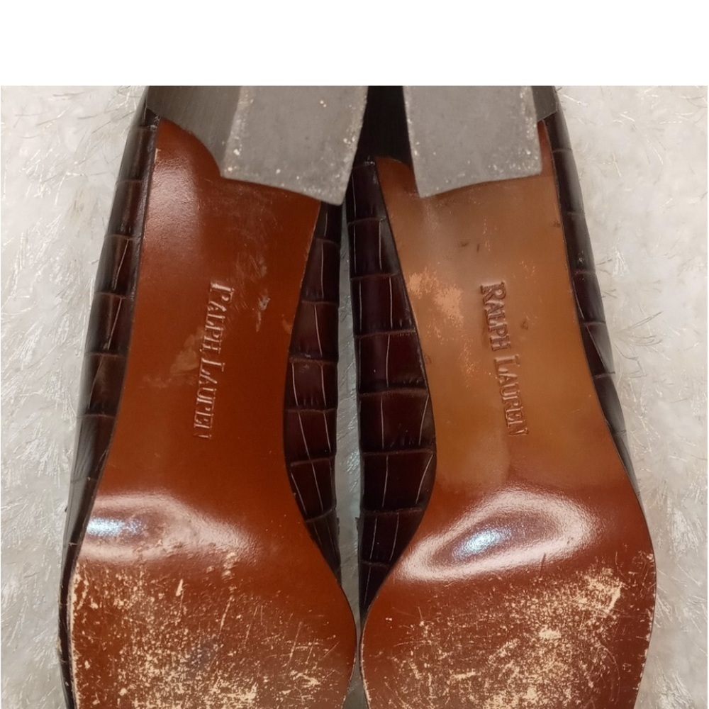 RL collection cocodrile embossed vintage leather loafers‌‌‌‌‌‌‌‌‌‌‌‌‌‌‌‌…‌‌‌‌‌‌‌ - Picture 10 of 11